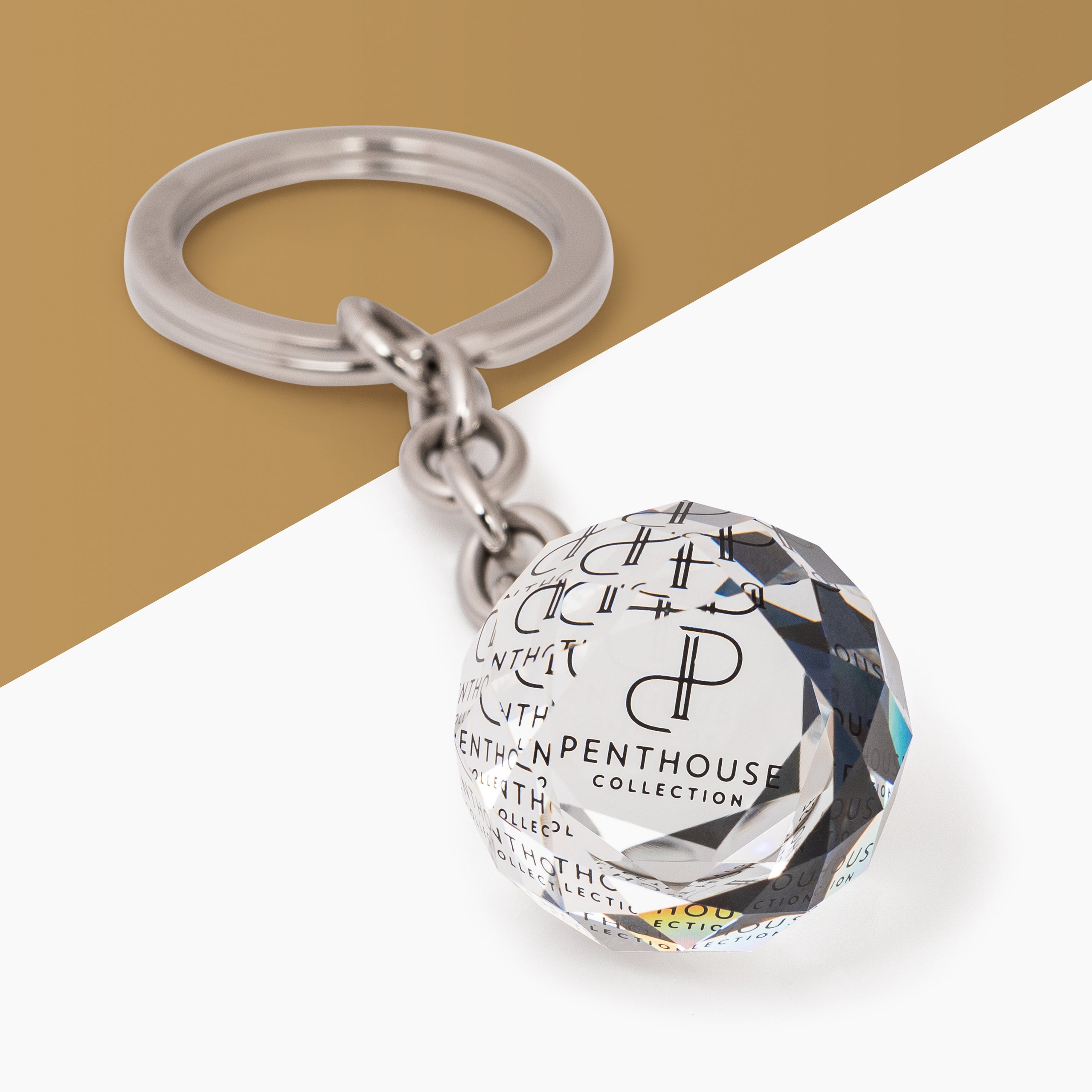 Swarovski crystal 2024 ball keyring